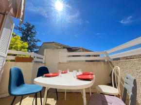 Charmant 2 pièces à 500m plage avec terrasse et parking à Sète - FR-1-338-404